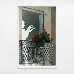 Baptiste Rabichon, 27 rue du Mont Cenis #1, 2019, from the Balcons serie, unique chromogenic print, 205 x 127 cm