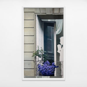 Baptiste Rabichon, 50 rue de Douai, 2019, from the Balcons serie, unique chromogenic print, 225 x 127 cm
