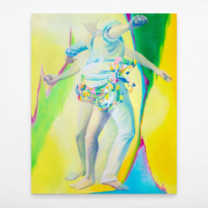 Marion Charlet, Ciao IV, 2020, série « Ciao », acrylique sur toile, 100 x 80 cm