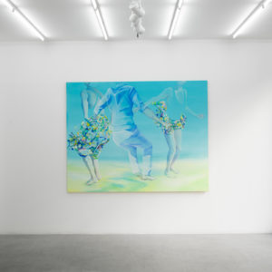Marion Charlet, Dance, 2020, acrylique sur toile, 180 x 230 cm. Photo: Théo Baulig