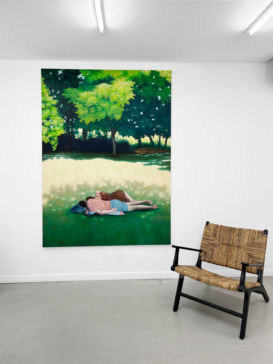Dorian Cohen, Sans-titre, 2022, huile sur toile, 200 x 150 cm