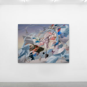 Fu Site, Horse, 2022, huile sur toile, 160 x 210 cm
