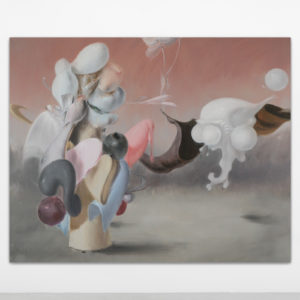 Fu Site, Two Figures 231221, 2023, huile sur toile, 120 x 150 cm