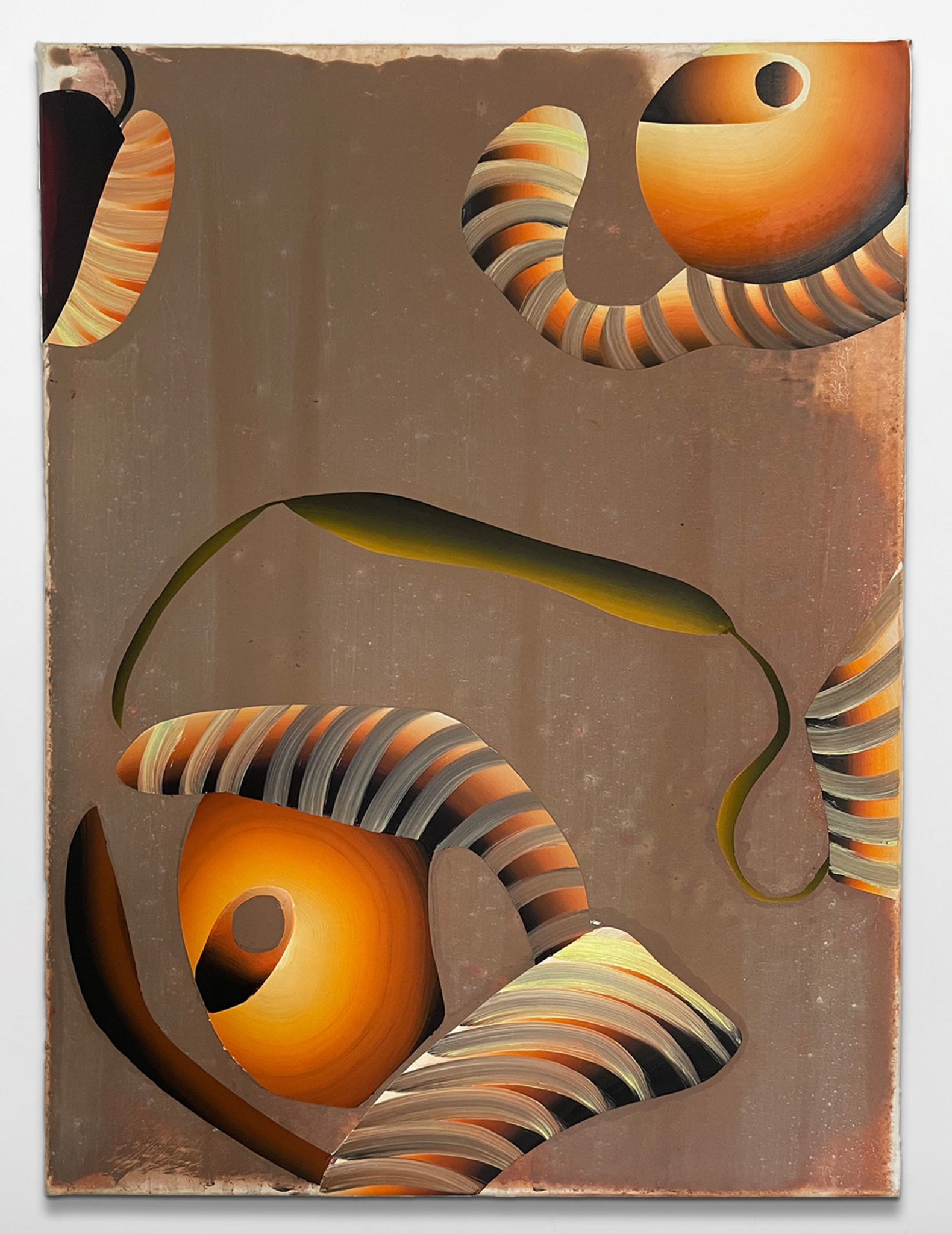 Laura Garcia Karras, Bacille, 2023, huile sur toile, 40 x 30 cm