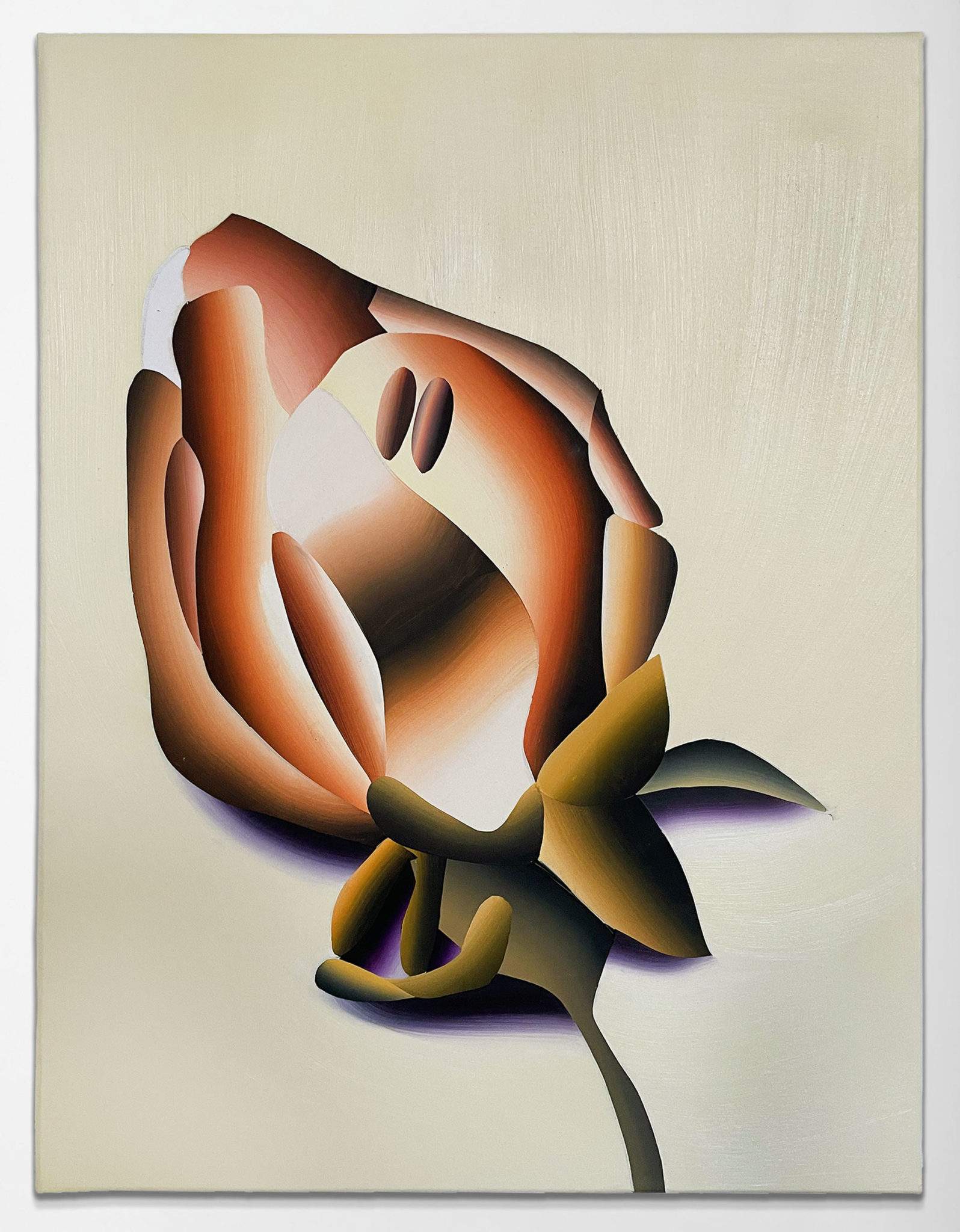 Laura Garcia Karras, Rosebud, 2023, huile sur toile, 40 x 30 cm