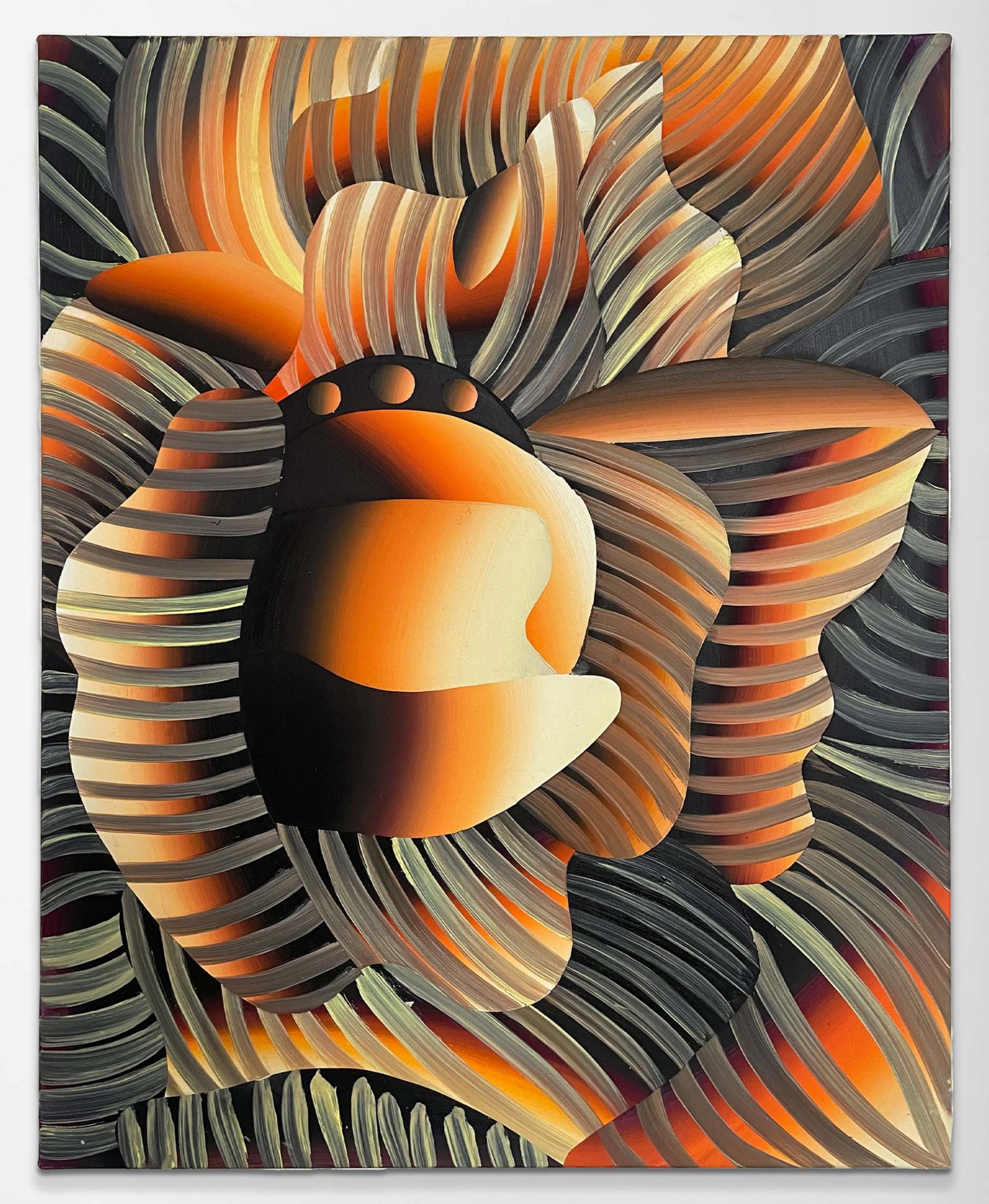 Laura Garcia Karras, Extime 1, 2023, huile sur toile, 44 x 35 cm