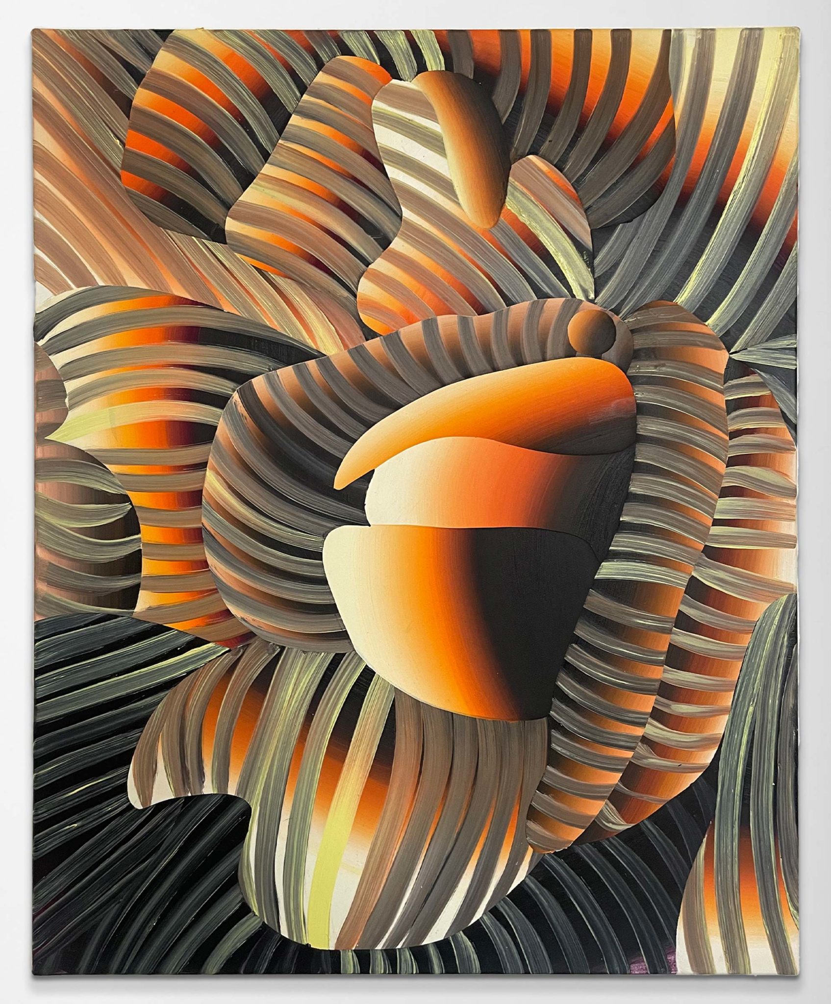 Laura Garcia Karras, Extime 2, 2023, huile sur toile, 44 x 35 cm