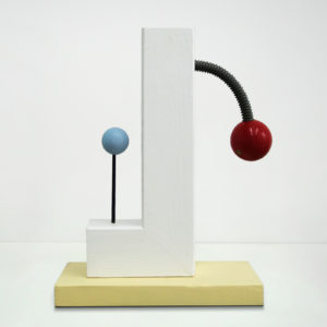 Jacques Julien, Playground #06, 2022, mixed media, 45 x 39 x 18 cm