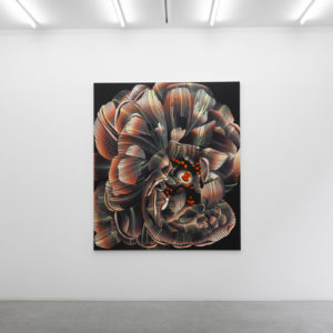 Laura Garcia Karras, Black Argue, 2023, huile sur toile, 195 x 175 cm. Photo: Théo Baulig