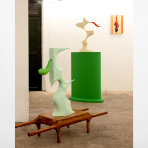 Théodore Melchior, “Chœur” duo exhibition with Marion Bataillard, Maison Louis Jardin, Champagne-Ardenne, France, 2023. Photo: Patrick Mock