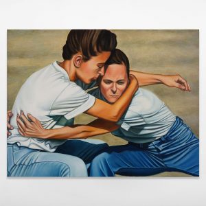 Dorian Cohen, Ambre et Charlotte, 2025, huile sur toile, 40 x 52 cm