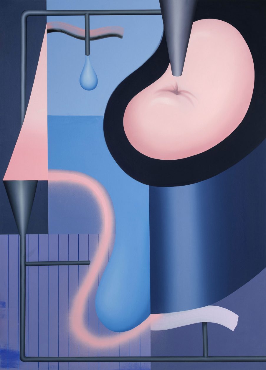 Anna-Nero,-Digest-&-Invest,-180-x-130-cm,Oil-and-arcylic-on-ca,vas,-2025-PARIS-B