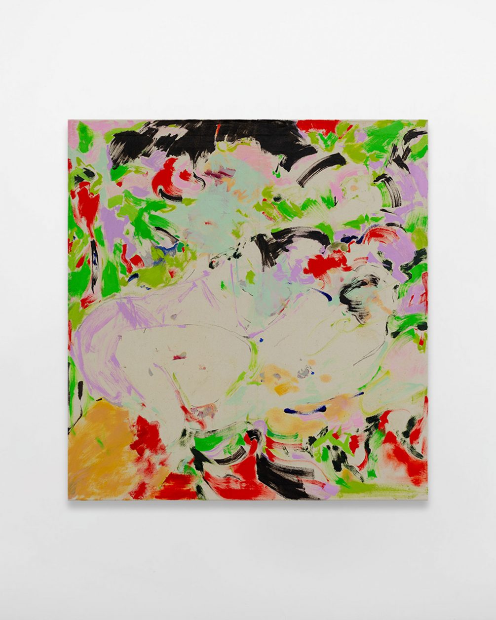 Shen-Han_Under-the-sky_2022_Huile-et-charbon-sur-toile_90x90_Courtesy-PARIS-B