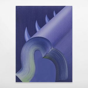 Anna Nero, Alligator Tears, 2024, Huile et acrylique sur toile, 40 x 30 cm