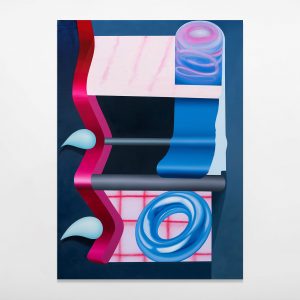 Anna Nero, Spiraling, 2025, 180 x 130 cm, Huile et acrylique sur toile