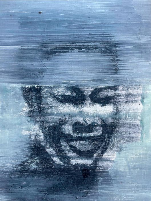 Souleimane BARRY, Memoire Enfuie 2, 2026, Acrylique, 41 x 33 cm